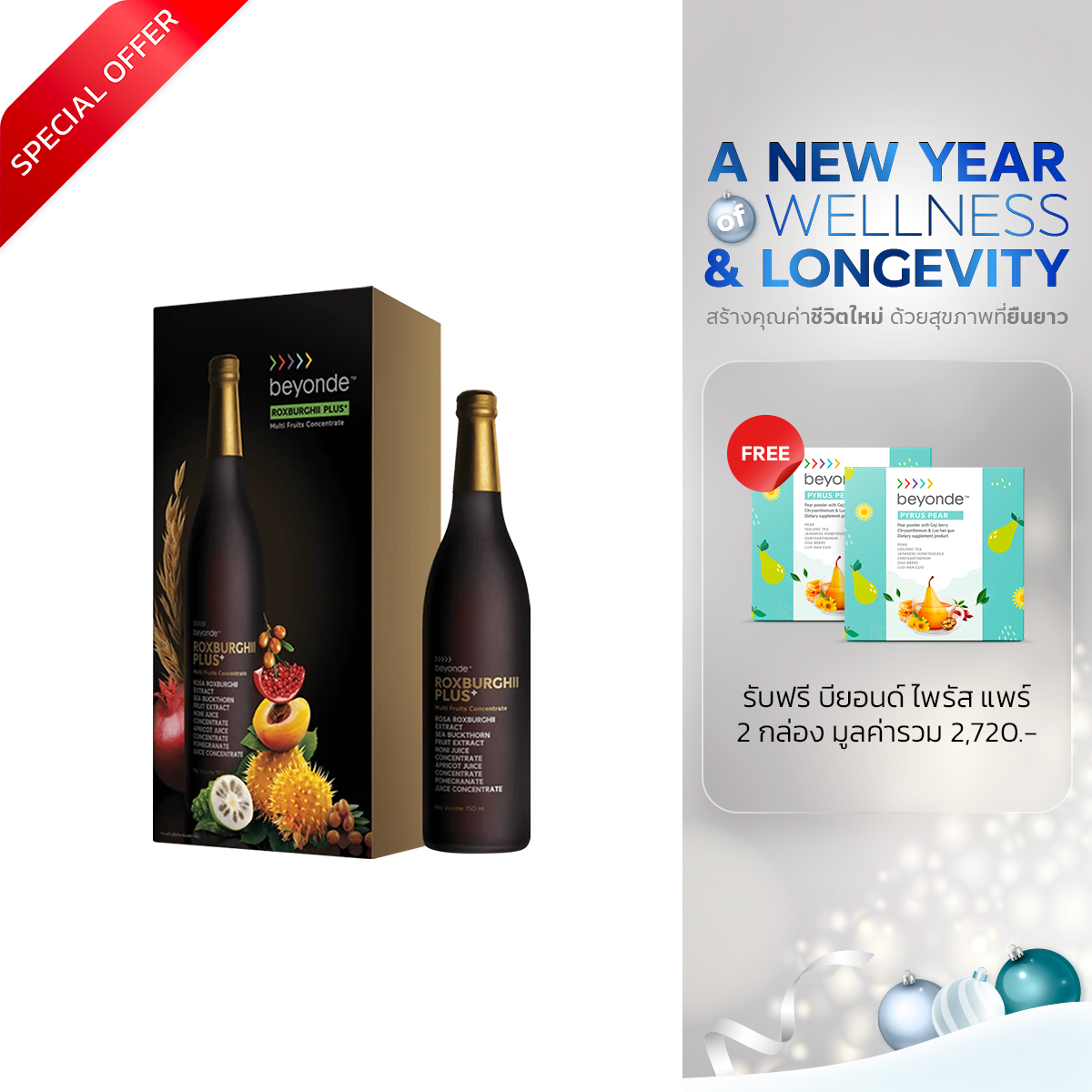 โปรโมชั่น : บียอนด์ ร็อกซ์เบอร์กี้ พลัส+