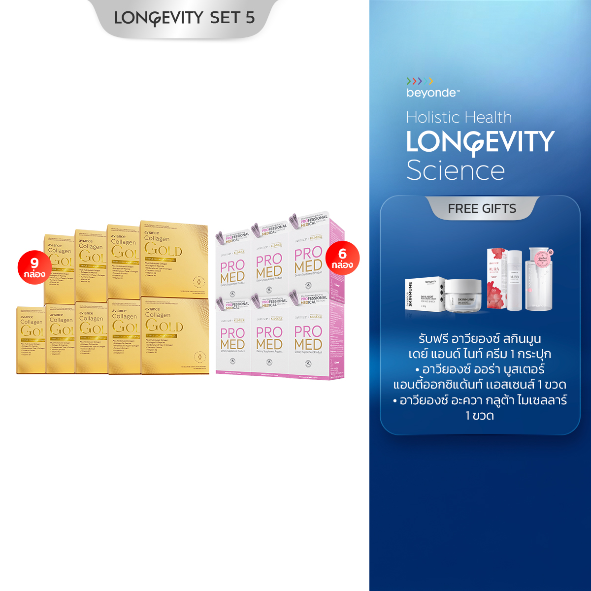 Longevity SET 5 : aviance Skin Longevity Set